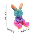 thumbnail image 2 of Sculpture de Lapin de Pâques Imprimée en 3D Tenant un Oeuf Festif pour une Décoration de Table Joyeuse, 2 of 8
