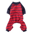 thumbnail image 3 of LSLJS Pet Pajamas, Home Clothes, Cotton Contrast Pajamas, Knitted Pet Clothes, Pet Costume, 3 of 5