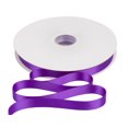 thumbnail image 1 of Joycrosso 5/8 Inch Purple Solid Satin Ribbon, 100 Yards Double Faced Satin for Gift Wrapping Floral Bouquets Wedding Party Decoration, 1 of 7
