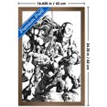 thumbnail image 2 of Marvel Sketch - Group Wall Poster, 14.725" x 22.375" Framed, 2 of 4