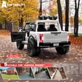 thumbnail image 4 of VOLTZ TOYS Ford Super Duty F450 Dually 2-Seater 24V Kids Ride-On Truck, Motorized Pick-Up Toy Car with Dual Rear Wheels, Parent Remote Control, EVA Tires, Licensed, White, 4 of 6