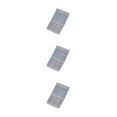 thumbnail image 4 of Baohd Extension Strap Bra Extender Buckle 3 Rows 3 Hooks Women Multicolor Lengthened Band Lingerie Replacement Intimates silver gray 3Set, 4 of 6
