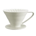 thumbnail image 1 of yeacher Coffee Filter Cup Conical V60 Style Spiral Drip Filter Ceramic Material Hand Brewed Coffee Appliances, 1 of 8