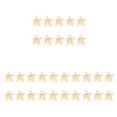 thumbnail image 1 of Langgg 10 Pieces Christmas Tree Plywood Photo Frame Assortment Hotel Living Room Wall Star Hanging Decoration Assorted Kit 3Set, 1 of 6