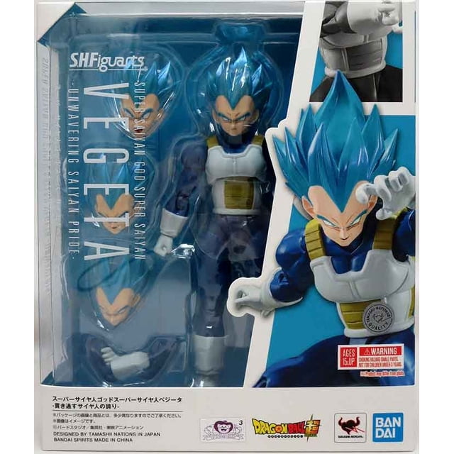 Dragonball Super 6 Figure d'action de pouce S.H. Figuarts - Super Saiyan Blue Vegeta Une fierté sans faille