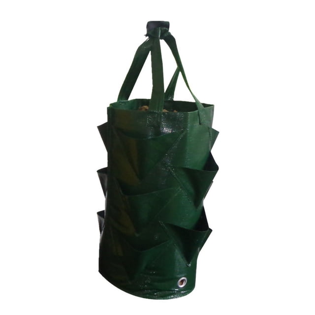 Bdday Grow Bags Multi-Mouth Container Bag Planter Pouch Plant Growing Pot Side Potato Grow Bags
