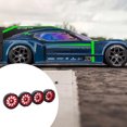 thumbnail image 3 of Baohd 4pcs 27mm Drift Tire Metal Wheel Rim Compatible With 1/28 Wltoys K969 Drift Wheel For RC RC sky blue 1Set, 3 of 6