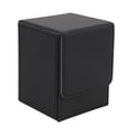 thumbnail image 2 of 100 Card Holder Box with PU Leather, Scratch , Wearproof,  Closure, Suitable for Tabletop Storage, Ideal Gift for Collectors, 2 of 8