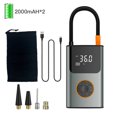 thumbnail image 1 of Wireless Car Air Pump Portable Digital Display Tire Inflator With Led Light Mobile Power Bank Function Auto Start Stop 8.26X7.08 Inches, 1 of 9