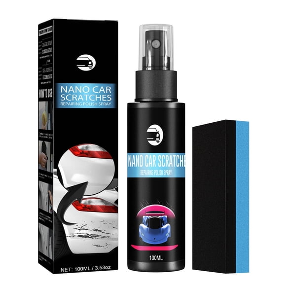Chmadoxn 30ml/100ml Car Scratch Refurbishment Cleaning Repair Maintenance Brightening Care Paint Spray Set Necklace Necklace