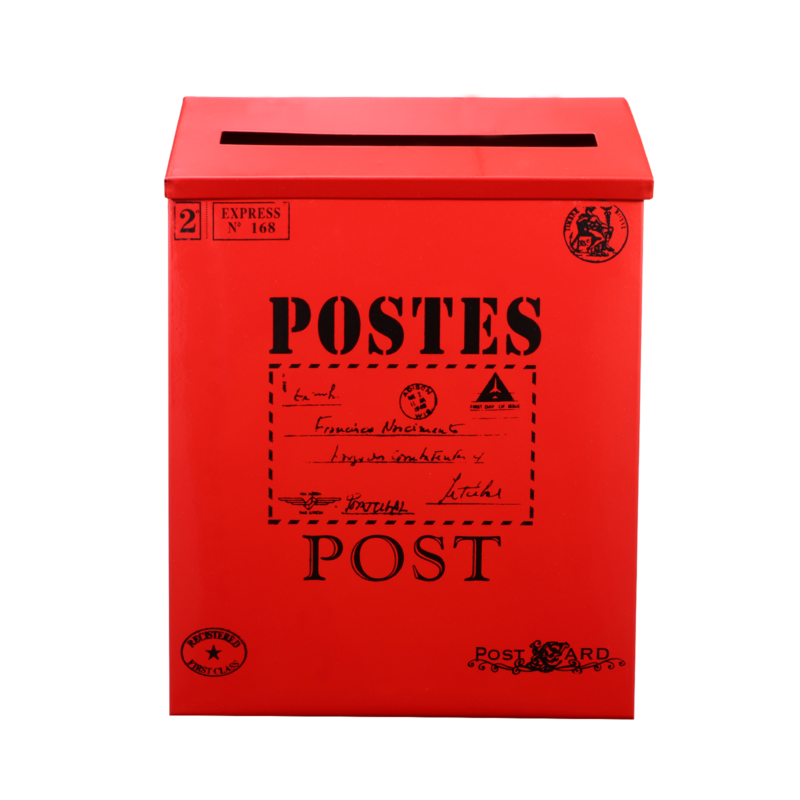 KAKOWELY Newspaper Case Ornament 1pc Multifunctional Letter Box Durable Post Box Decor Photo Props for Decoration11.42"X8.66"X2.36"