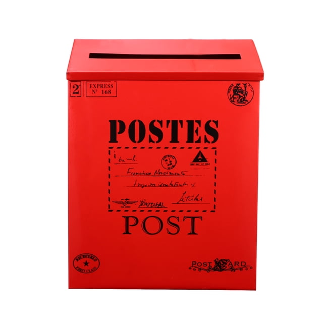 KAKOWELY Newspaper Case Ornament 1pc Multifunctional Letter Box Durable Post Box Decor Photo Props for Decoration11.42"X8.66"X2.36"