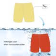thumbnail image 2 of KAWELL Children's Color Changing Shorts, Boys'Fun Sports Quick-Drying Temperature-Sensitive Color-Changing Swimming Trunks, 2 of 3