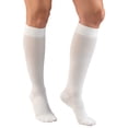 thumbnail image 1 of Truform Knee High Trouser Socks, Diamond Pattern: 15 - 20 mmHg, White, Large, 1 of 7