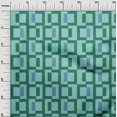 thumbnail image 3 of oneOone Velvet Aquamarine Green Fabric Geometric Sewing Craft Projects Fabric Prints By Yard 58 Inch Wide, 3 of 4