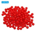 thumbnail image 3 of Unique Bargains Pendentifs Perles Factices 10 mm, Lot de 150 Perles Rondes Imitation Perle, Rouge Doré, 3 of 6