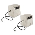 thumbnail image 1 of Suncast 100-Ft. Powerwind Automatic Rewind Hose Reel, Light Taupe (2 Pack), 1 of 12
