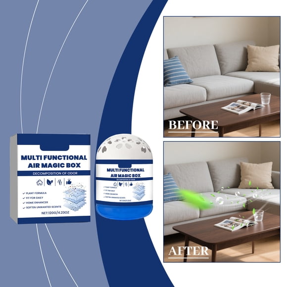 Horivan Passive Air Purifying Box for Dust and Odor Removal in Home and Office