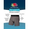 thumbnail image 4 of Fruit Of The Loom Mens 360 Stretch Cooling Channels Boxer Brief Assorted 6 Pack,, 4 of 6