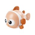 thumbnail image 4 of Windup Fish Bathtub Toy Bathtime Gift Clockwork Swimming Water Toy for Kids Brown, 4 of 9