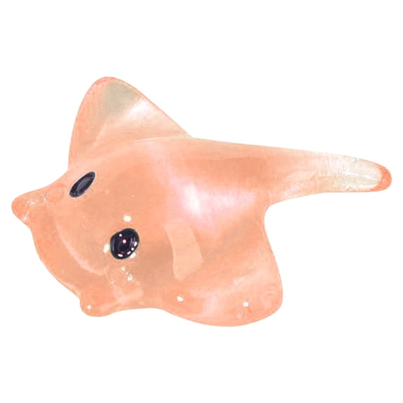 Piwvid Statue Miniature de Raie Dard, Jouet d'Animal Marin et Décoration de Gâteau, pour Maison de Poupée, Jardin, Bricolage et Petites Présentations à Thème Aquatique