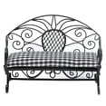 thumbnail image 3 of Miniature Bench, Miniature Furniture Cute Appearance Miniature Size Lightweight Portable Fine Workmanship Beautifully Designed  For Garden For Dolly House, 3 of 8
