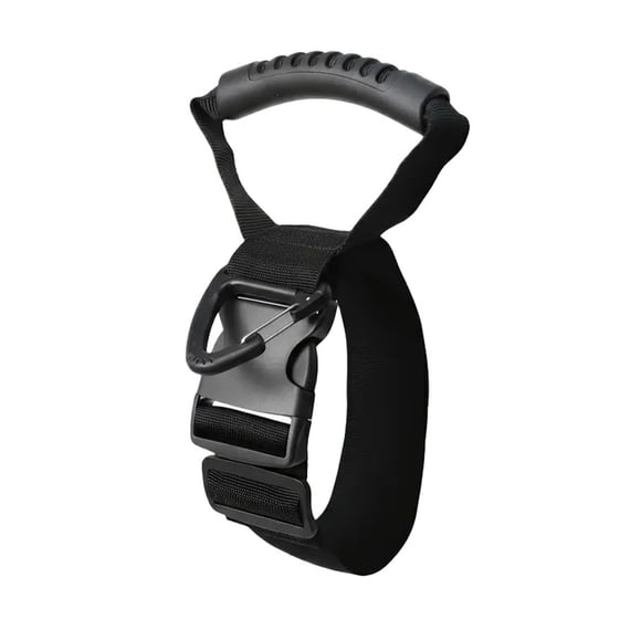 Adjustable Cargo Lifting Strap with Handle, Heavy Duty Moving Carry Strap with Release Buckle for Luggage Boxes and Sports Gear