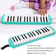 thumbnail image 2 of LOVEVER Instrument Melodica 32 Touches Clavier de Piano à Air Professionnel avec Embouchure Courte et Sac de Transport Vert [Vert], 2 of 9