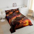 thumbnail image 3 of YST Wild Sloth Comforter Set, Jungle Animal Bedding, 7-Piece, Brown and Grey, King, 3 of 6