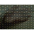 thumbnail image 4 of oneOone Tissu Popeline de Coton Rayé & Paisley Imprimé Ikat BTY 42 Pouces de Large, 4 of 4