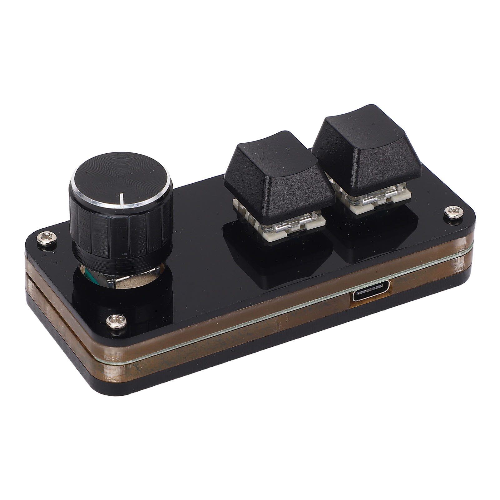 Wired Mini Mechanical Keyboard, 2 Key Gaming Mechanical Keyboard Multifunctional  for Office
