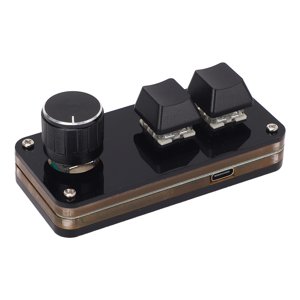 Fils Mini Clavier mécanique, 2 Key Gaming Clavier mécanique multifonctionnel pour le bureau