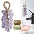 thumbnail image 2 of Crystal Grape Soap 2 - Light Purple Gem, Grape Soap On A Rope Handmade Grapes Cluster Shaped Soaps & Body Grapes Bunch Soaps For Shower Hanging For Kitchens Or Bathrooms DIY Home Decor，Air Freshening, 2 of 6