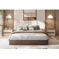 thumbnail image 3 of YUSAZENS Twin Size Wood Platform Bed Frame Without Headboard - Sturdy Wood Slat Support, No Box Spring Needed, Easy Assembly, Minimalist Floor-Standing Design, 3 of 7