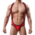thumbnail image 2 of BJUTIR Men Soft Solid Color Leather ock Underwear Breathable Underwear, 2 of 9
