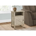 thumbnail image 3 of Monarch Specialties Accent Table, Side Table, End, Living Room, Small, Storage, Dark Bronze Laminate, Transitional, 3 of 3