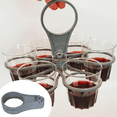 thumbnail image 2 of Tasse en Verre à Double Paroi Tasse en Verre à Double Paroi 10oz Ensemble de Tasses à Café Animaux de Ferme Tasse pour Boissons Réutilisable Boisson Pliable Porte-Boisson de Café Boisson Tasse Pliable Porte-Boisson avec Poignée pour Café, 2 of 4