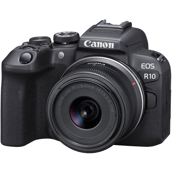 Canon EOS R10 Mirrorless Camera with RF-S 18-45mm f/4.5-6.3 IS STM Lens (International Version)