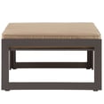 thumbnail image 2 of Modway Fortuna Modern Aluminum Patio Ottoman in Brown/Mocha Finish, 2 of 3