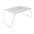 thumbnail image 1 of 1PC Stainless Steel Furnace End Holder Camping Mini Barbecue Grill Pot Bracket, 1 of 7