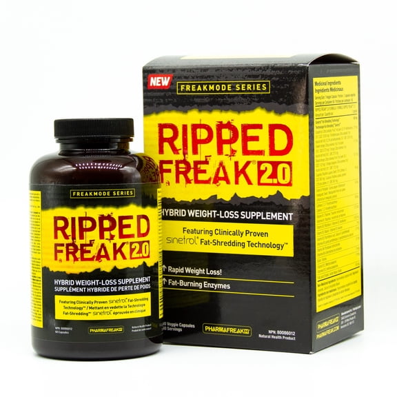PharmaFreak RIPPED FREAK 2.0 - 60CT - Canada - Hybrid Weight Loss Supplement