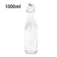 thumbnail image 1 of Snap Top Glass Bottle Caps Swing Stopper Reusable Silicone Lids for Beverage Storage Easy Clean Outdoor Picnic Kitchen Camping, 1 of 5