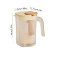 thumbnail image 3 of Fufafayo Large-Capacity Water Pitcher, 2200ML High-Temperature Jug, Refrigerator Beverage Bucket, Plastic Fruit Tea Pitcher for Summer Drinks Kitchen Dining Room, 3 of 6