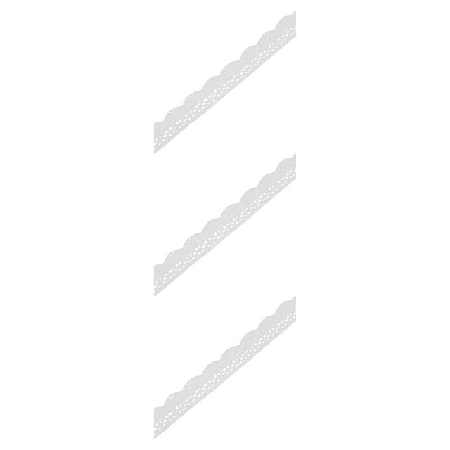 Baohd 1 Roll Lace Craft Ribbon Charming Stylish DIY Craft Creative Sewing Accessory Clothes Supplies Good-looking Lace Trim Type8 3Set