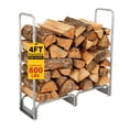 thumbnail image 1 of BeesClover Support de Bois de Chauffage en Acier Robuste avec Housse Imperméable en Oxford 600D – Porte-Bûches Intérieur/extérieur – Résistant à la Rouille, Grande Capacité – pour Foyer, Patio, 1 of 7