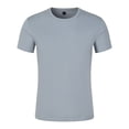 thumbnail image 2 of CEHVOM Summer Men's Round Neck T-shirt Mercerized Cotton Short Sleeve, 2 of 3