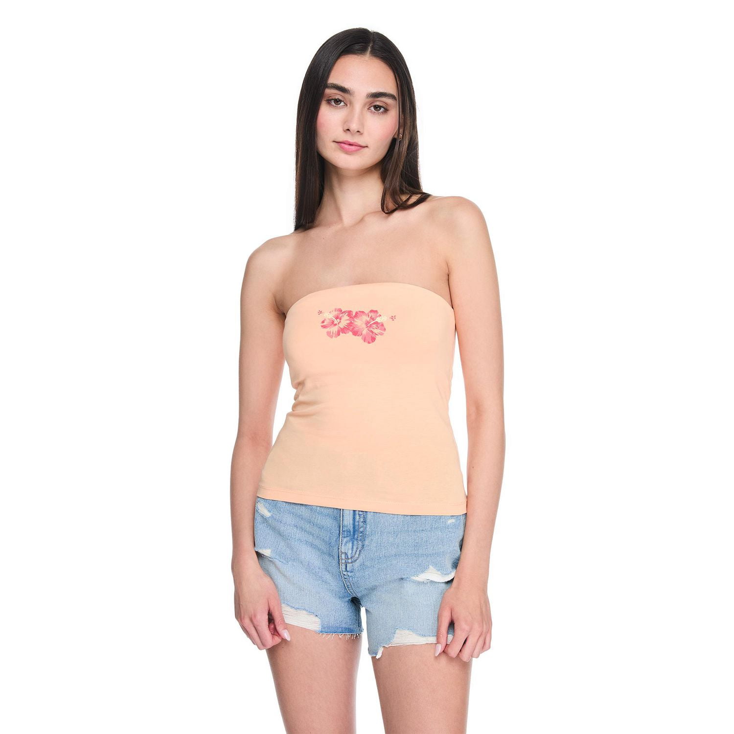 No Boundaries Women's Graphic Tube Top