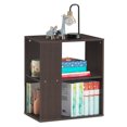 thumbnail image 1 of Gymax 2-Tier Side Sofa End Table Bedside Nightstand Table Brown Home, 1 of 10