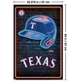 thumbnail image 2 of MLB Texas Rangers - Neon Helmet 23 Wall Poster, 22.375" x 34", 2 of 4