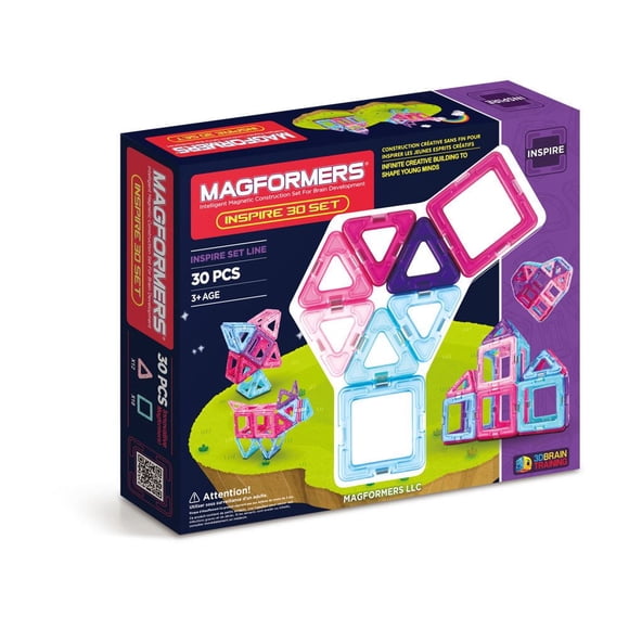 Magformers Ensemble Inspiré avec 30 pièces